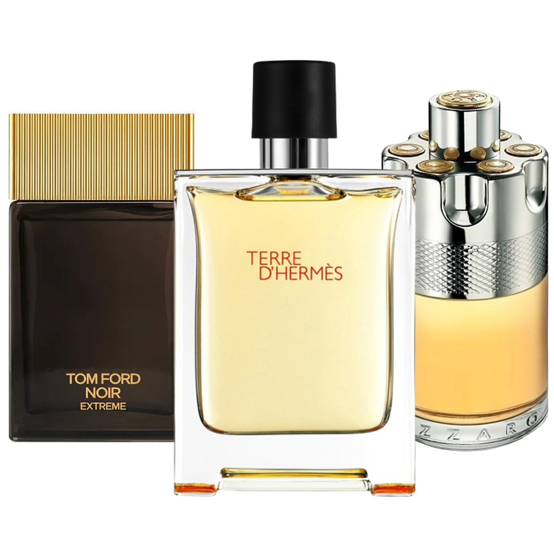 3 Profumi Terre d’Hermès, Azzaro Wanted, Tom Ford Noir Extreme (Eau de Parfum)  - Profumi per uomini