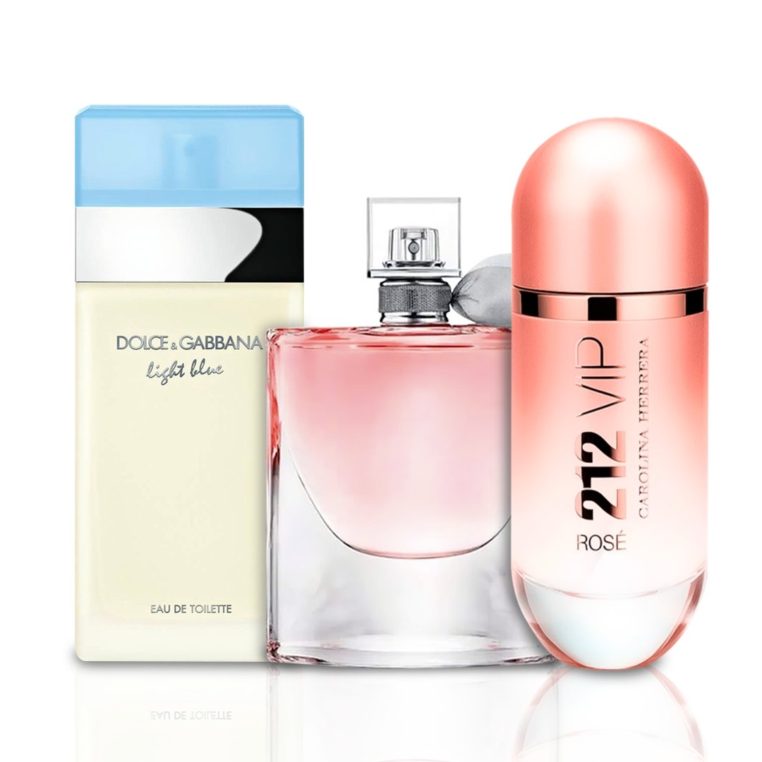 La Vie est Belle, 212 VIP Rosé e Light Blue - Profumi per donne