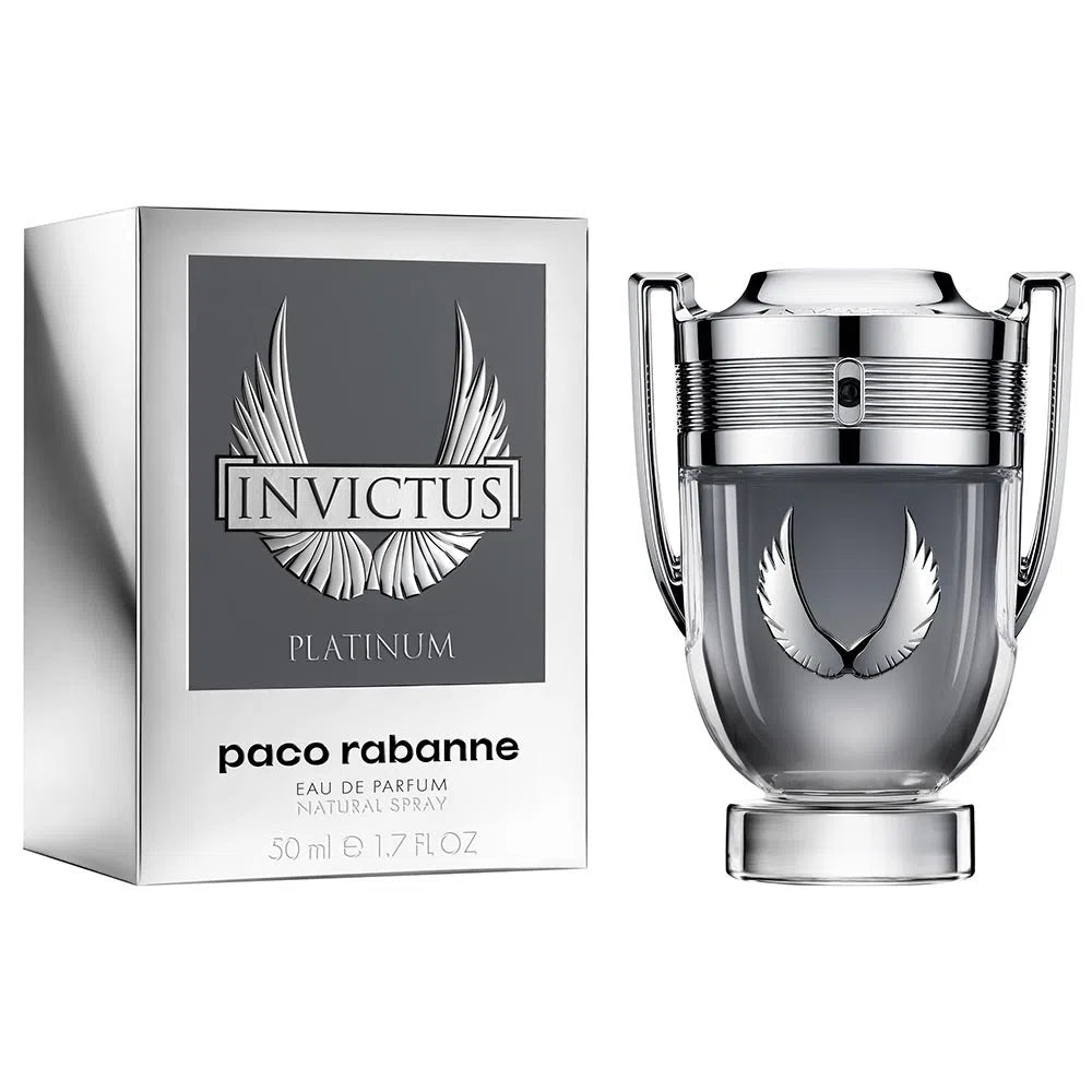 Invictus Platinum Paco Rabanne Eau de Parfum - 100ml  - Profumo per uomini